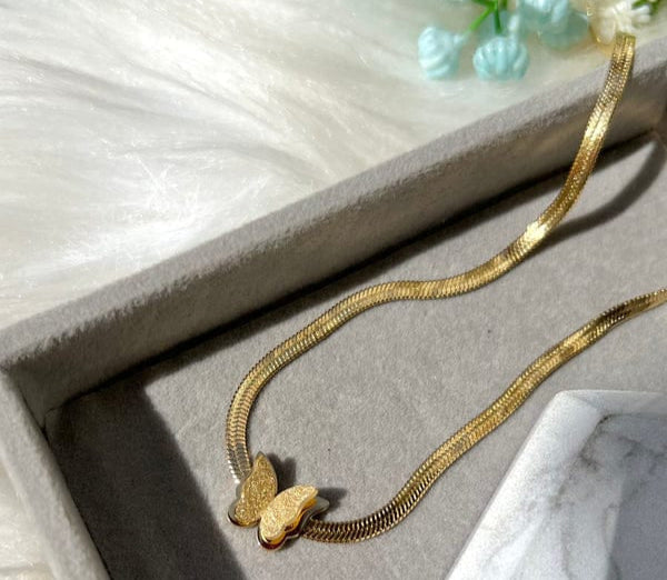 Vintage Butterfly Necklace