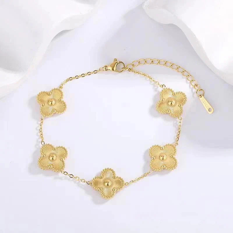 Golden Clover Bracelet
