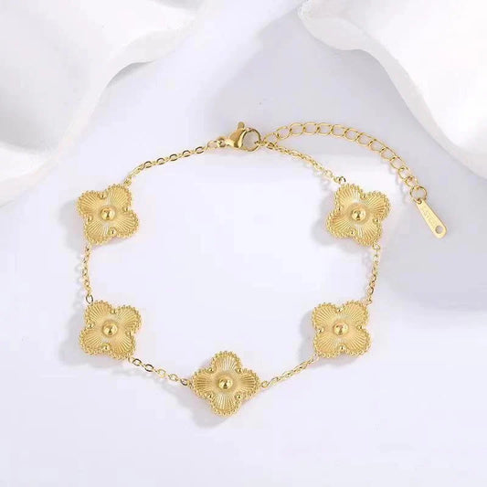 Golden Clover Bracelet